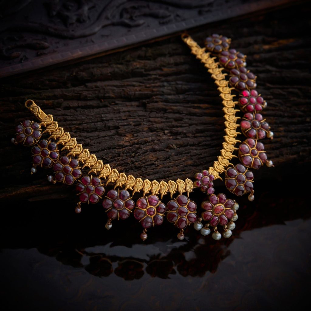 Evergreen Ruby Necklace - Navrathan Jewellers