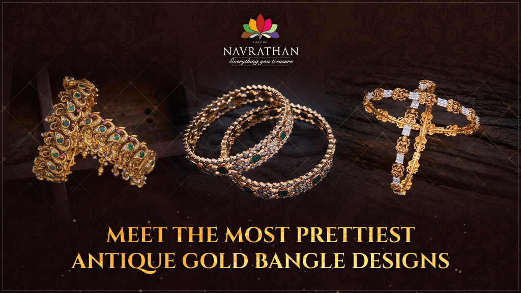 Meet the most prettiest antique gold bangle designs