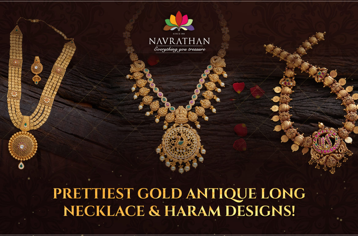 Antique haram designs hot sale in gold