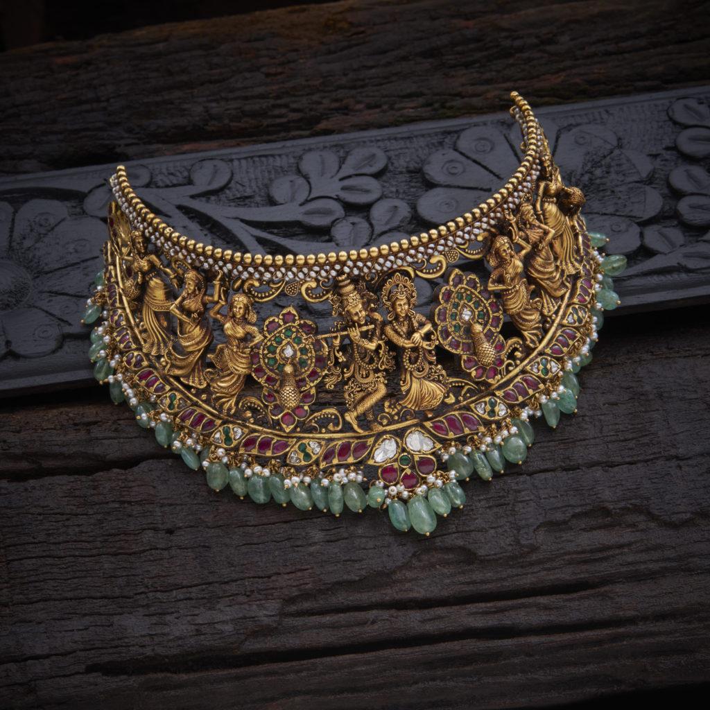 Gorgeous Bridal Gold Necklace Designs For A Modern Bride-To-Be! - Navrathan