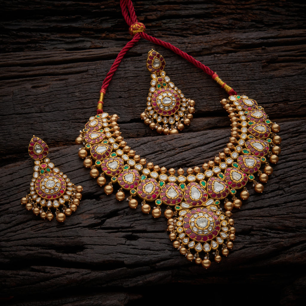 Meenakari Jewellery Set - Meenakari earrings and necklace set