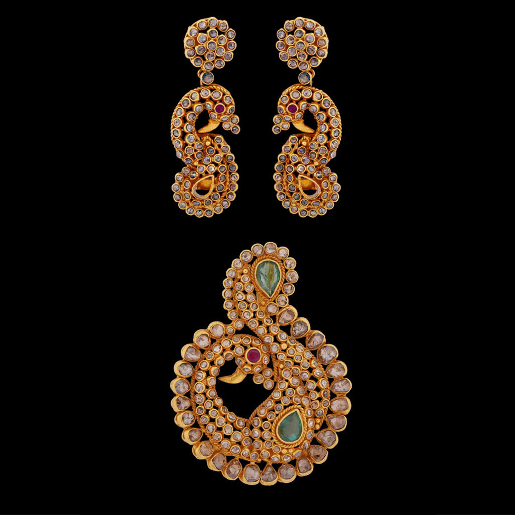 Temple Jewellery Set_