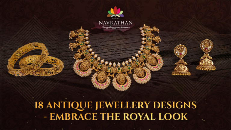 18 Antique Jewellery Designs - Embrace The Royal Look - Navrathan