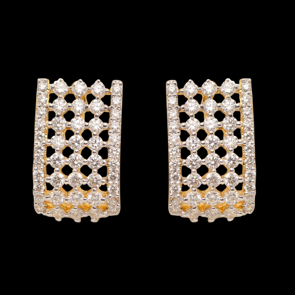 Diamond Ear Studs - The Most Loved Modern Jewellery Design for Women