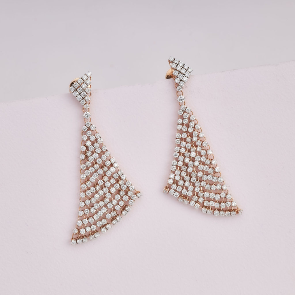 Drop Earrings - Long Earrings - Latest Diamond Earrings Designs