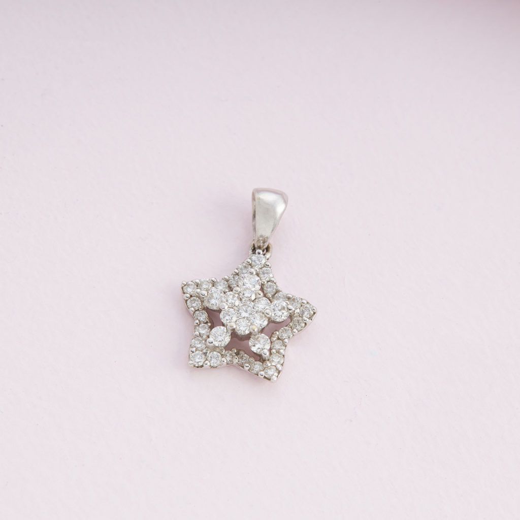 Latest and Trendy Diamond Pendants Designs - Star Pendant - Diamond Pendant