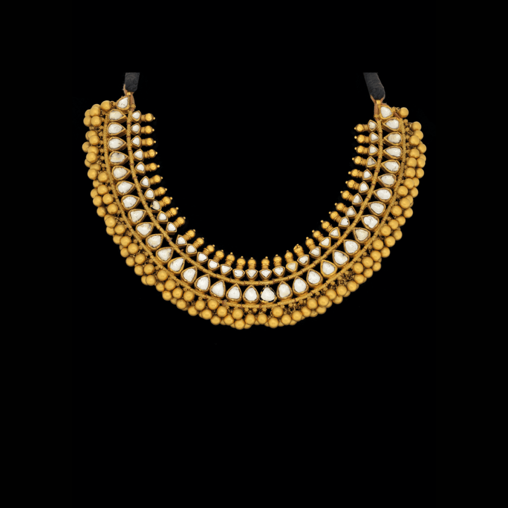 Antique Gold Choker Necklace