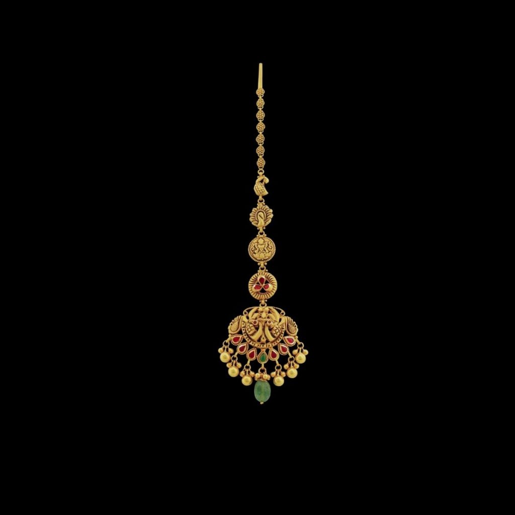  Antique Maang Tikka- antique bridal jewellery