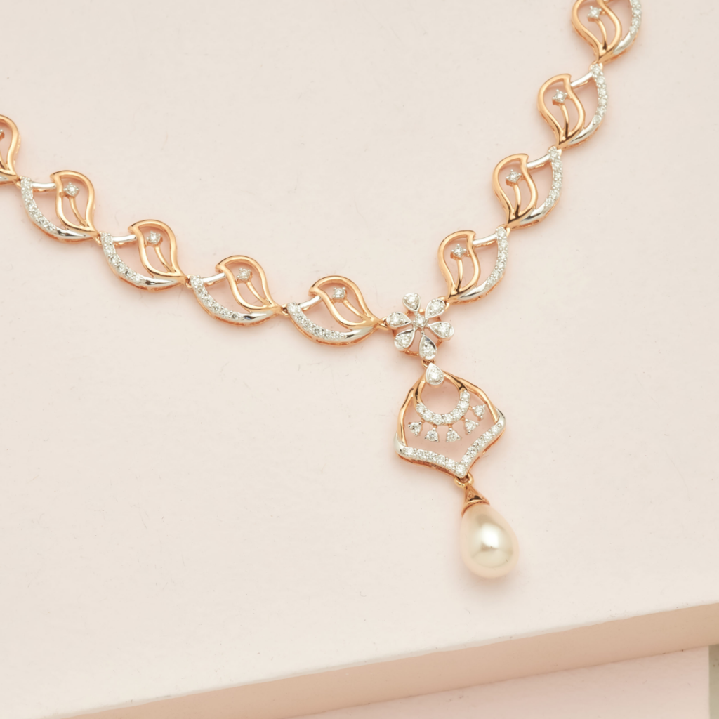 Glamorous Diamond Necklace- Jewellery for Christmas