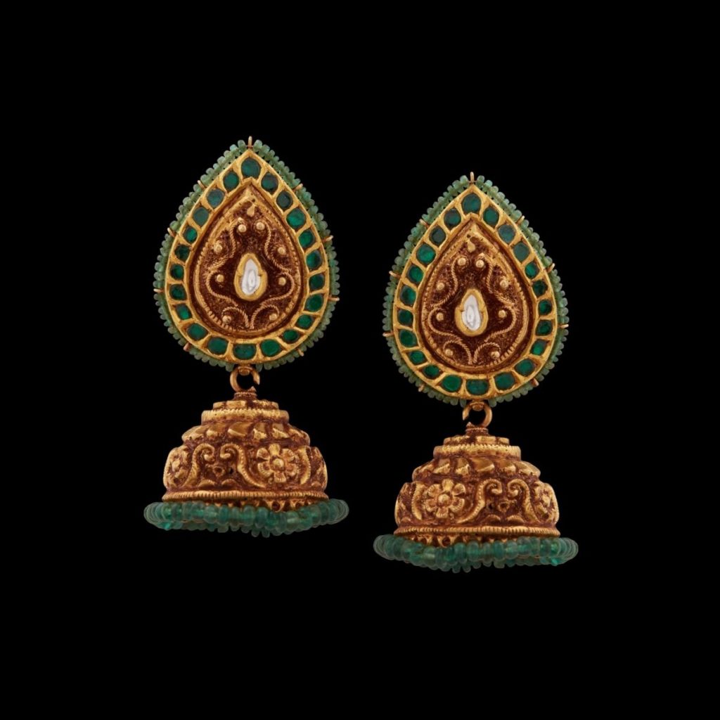  Gold Jhumkaa- jewellery for bride
