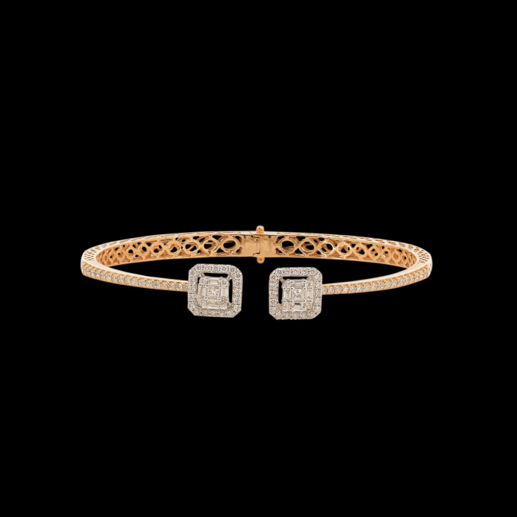 Stunning Diamond Kada-Christmas Jewellery Gifts