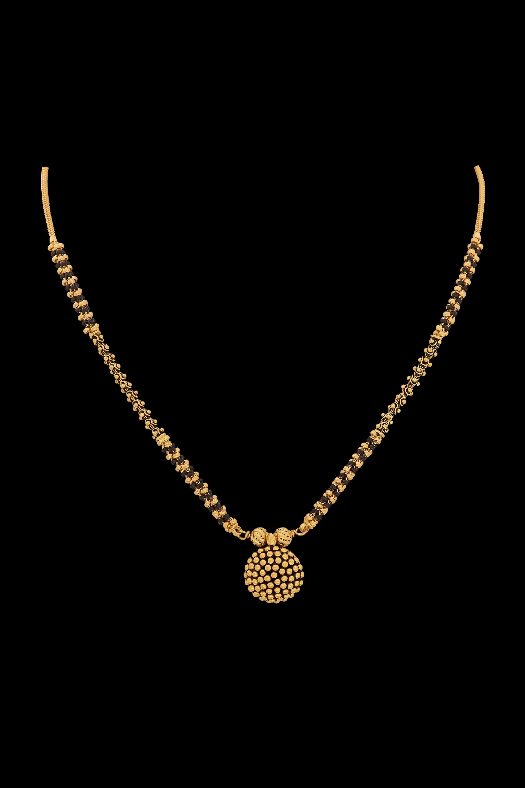 Light weight gold sale mangalsutra designs with price