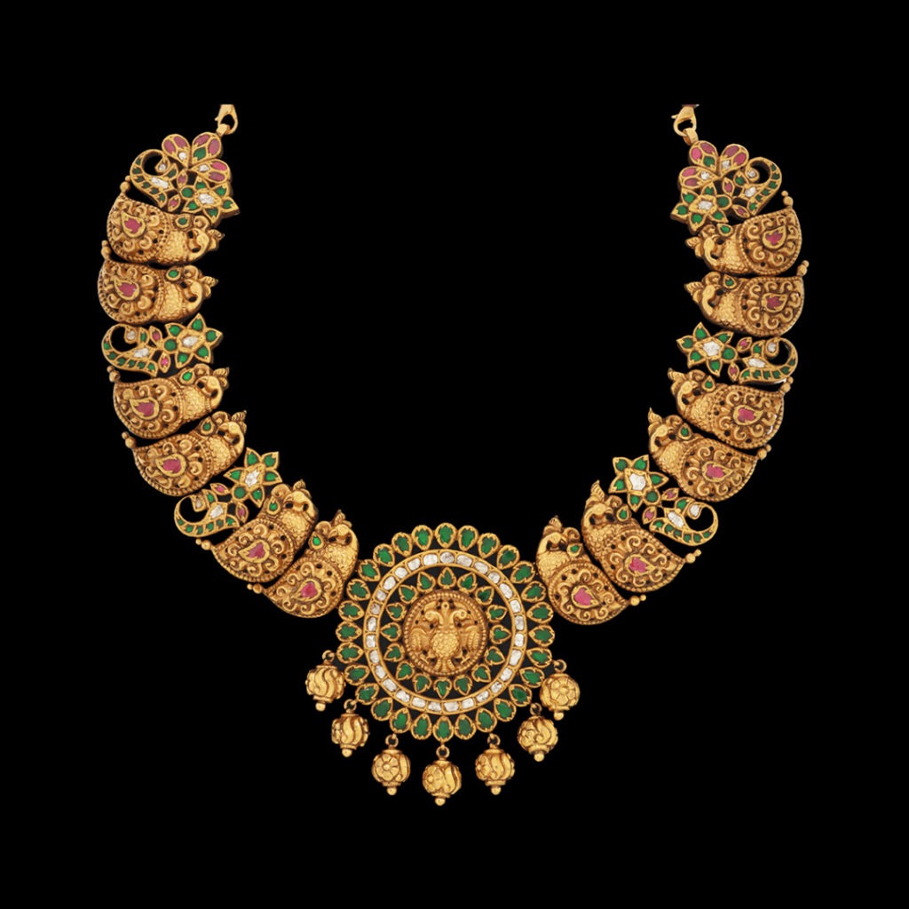 Royal Gold Choker-Modern Gold Necklace Designs