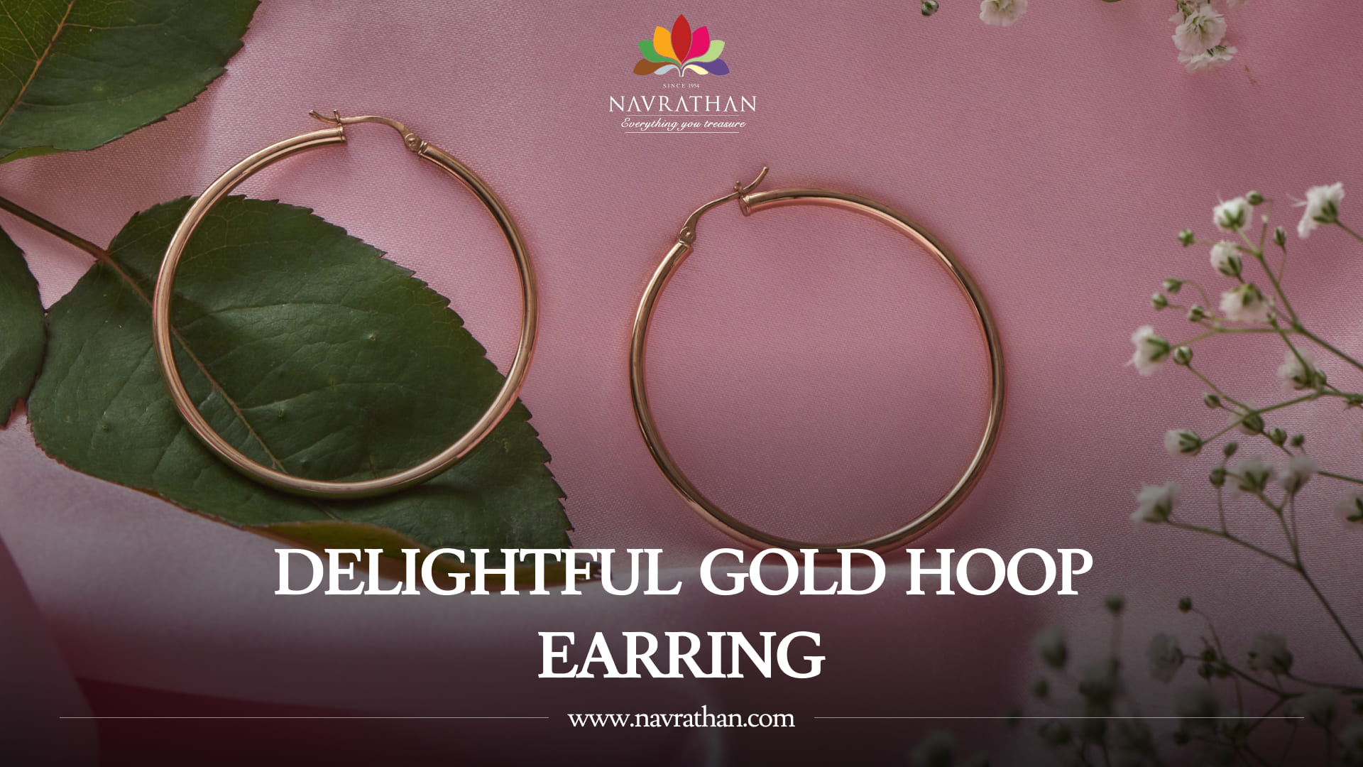 gold hoop earrings