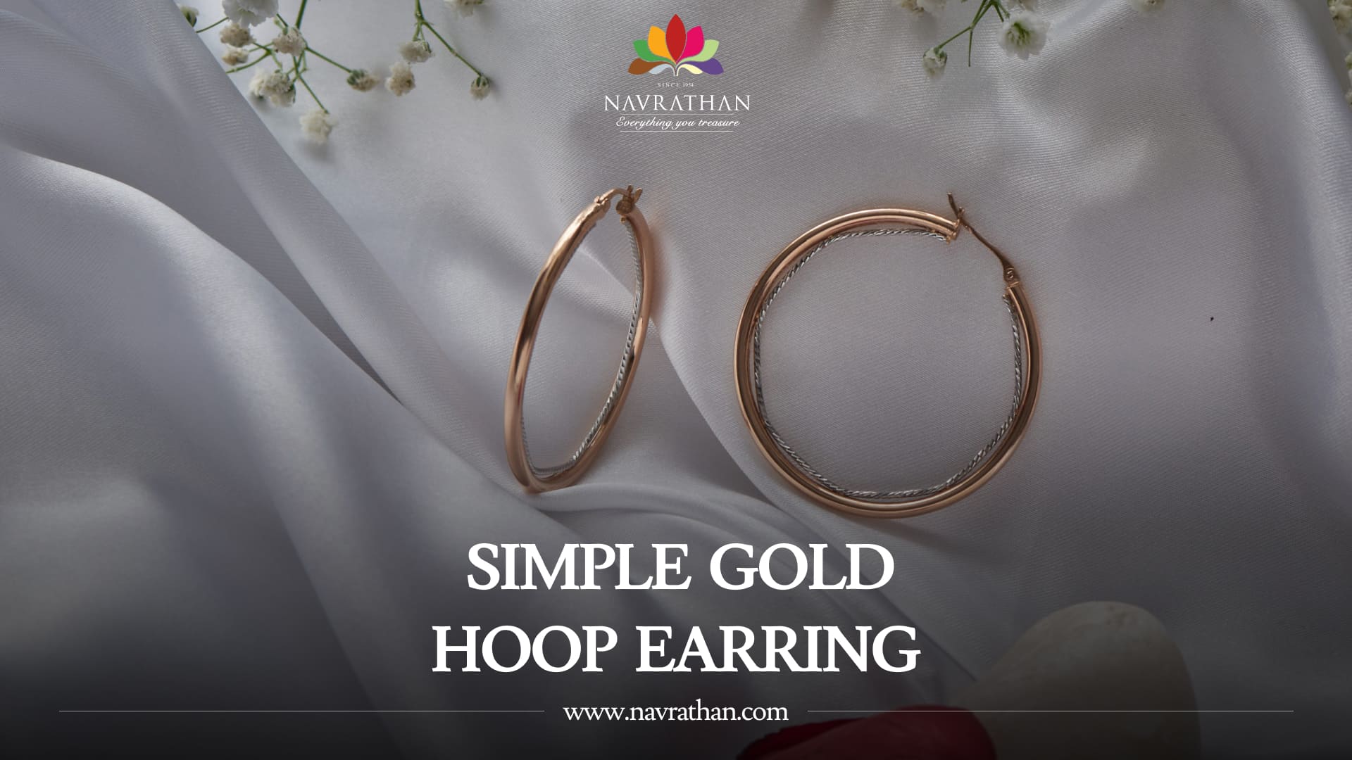 gold hoop earrings