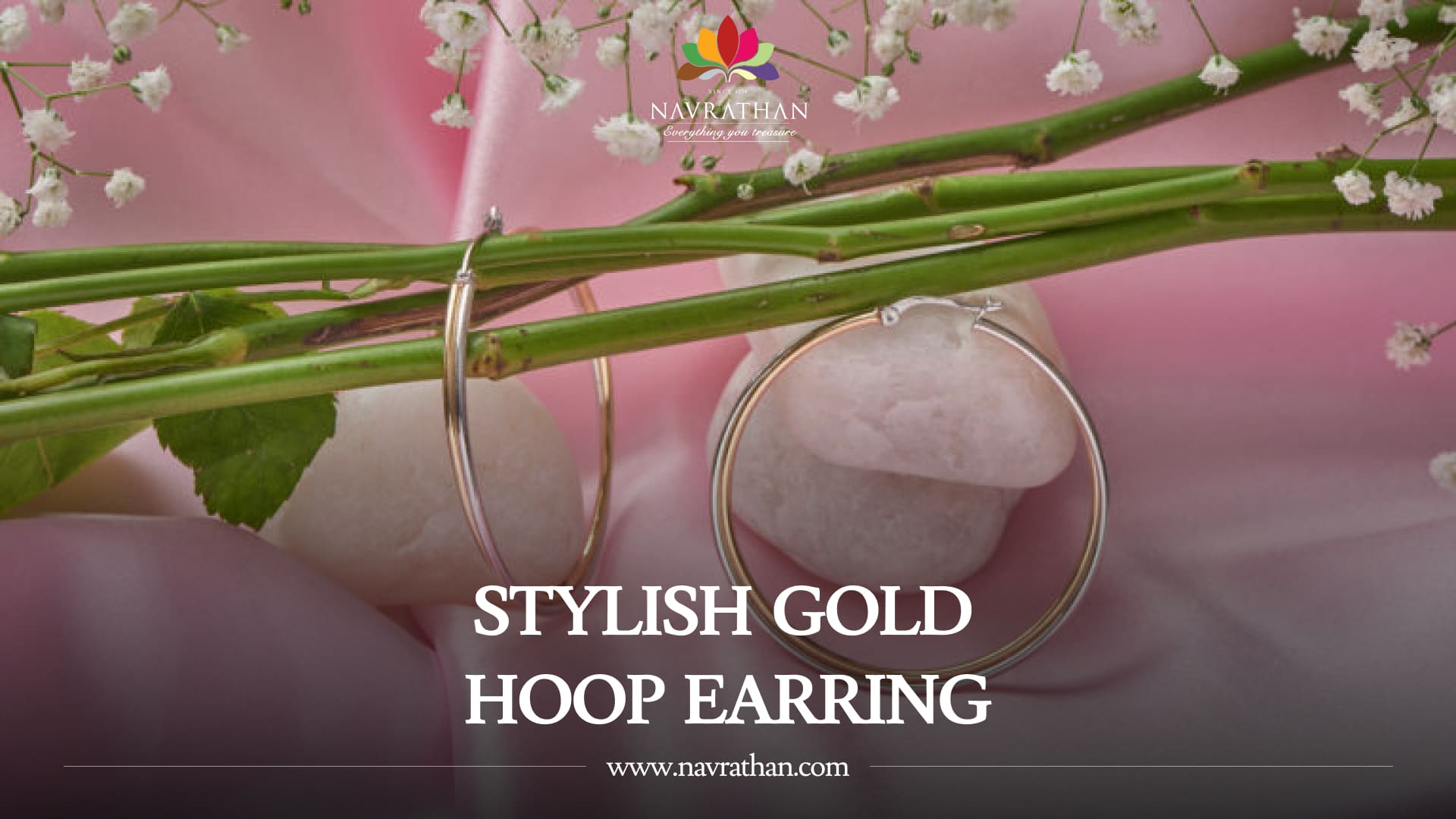 gold hoop earrings