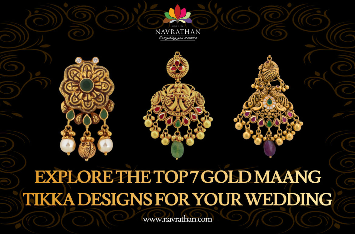 Explore the Top 5 Gold Maang Tikka Designs for Your Wedding