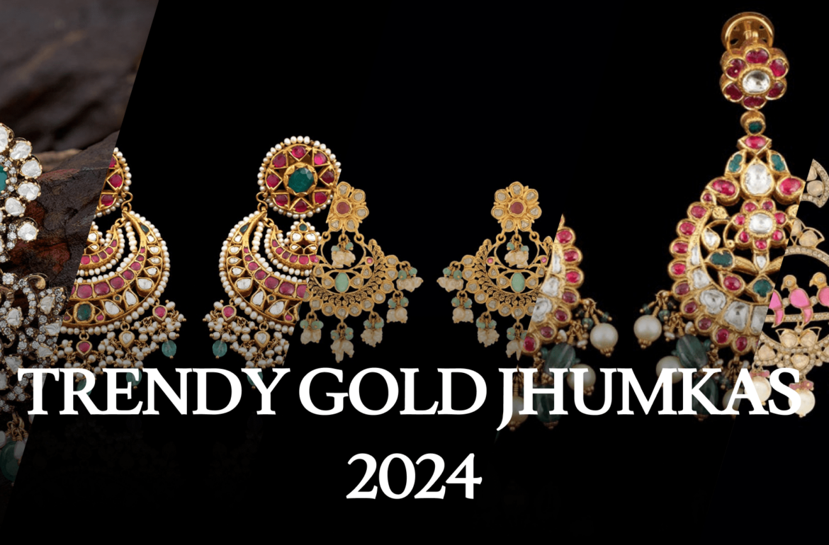 Trendy Gold Jhumkas - 2024